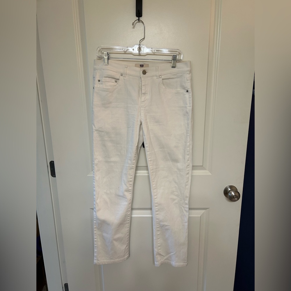 Etcetera White Denim Jeans